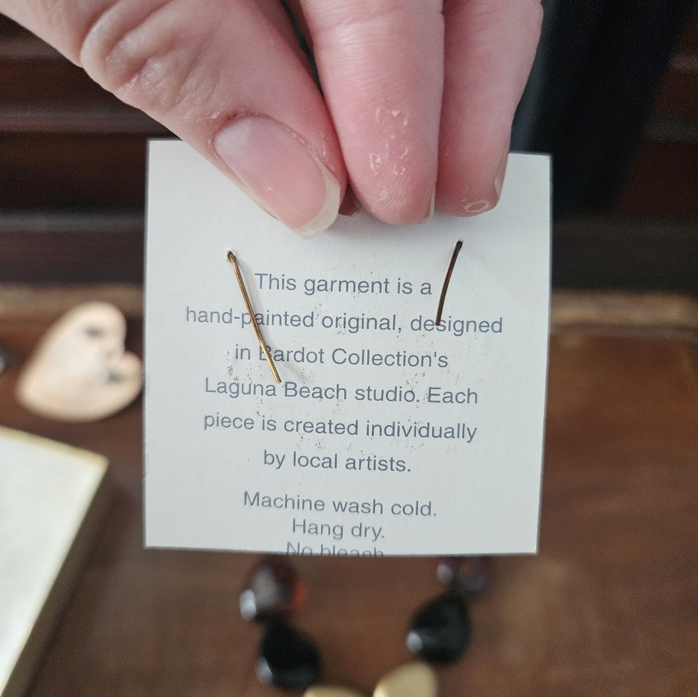 Statement Black, Gold & Tortoiseshell Necklace An… - image 3